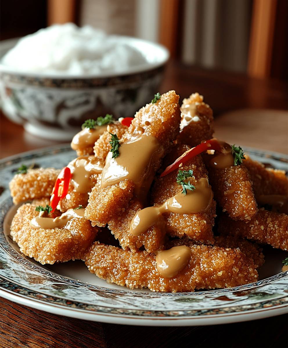 Chinesisches Erdnussbutterhähnchen image 2