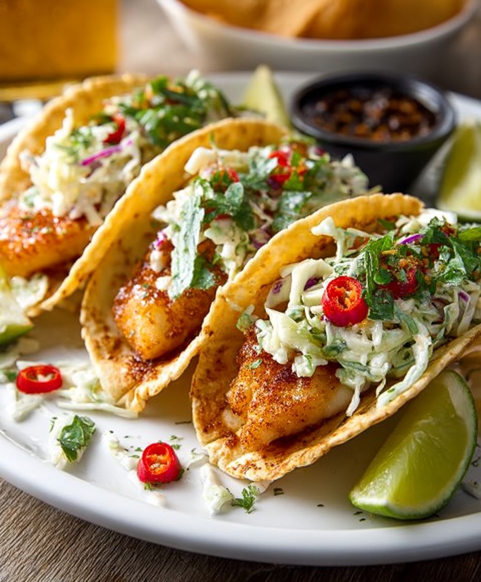 Baja-Fisch-Tacos-Rezept: Die besten gesunden Tacos für den Sommer mit Ahi-Fisch-Tacos und Krautsalat-Dressing image 2