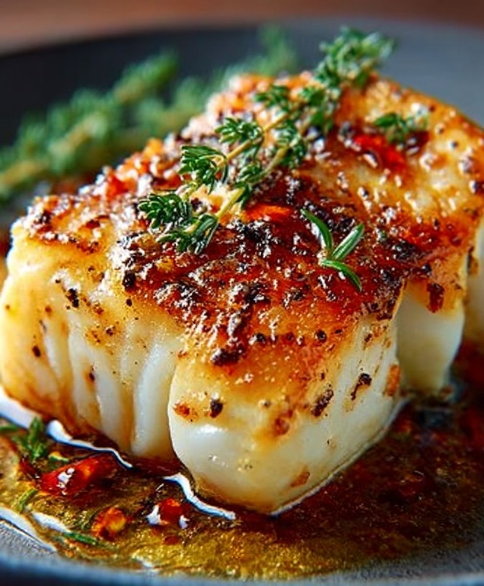 Einfaches und köstliches Rezept für gebackenen, honigmarinierten Kabeljau image 2