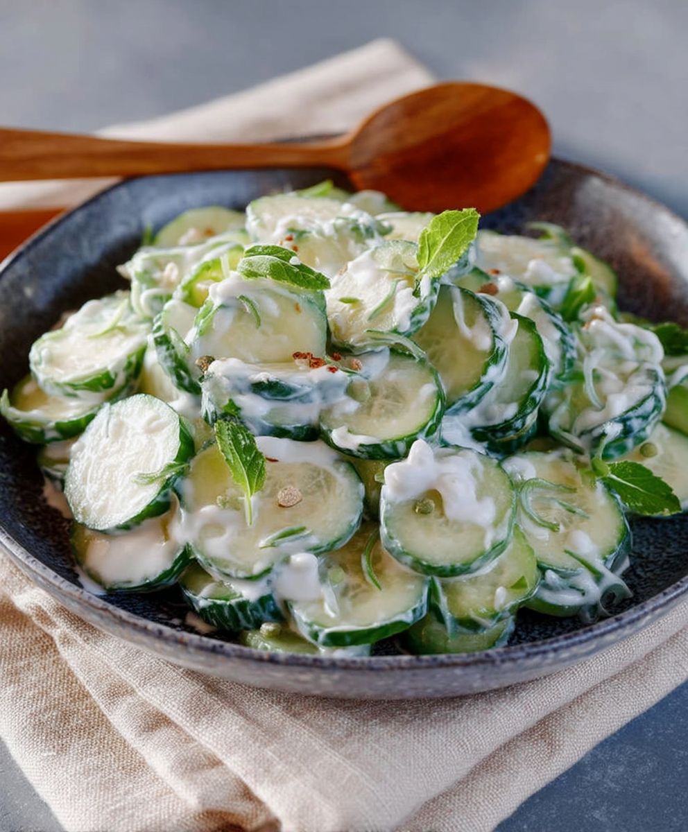 Gurkensalat mit Sauerrahm image 2