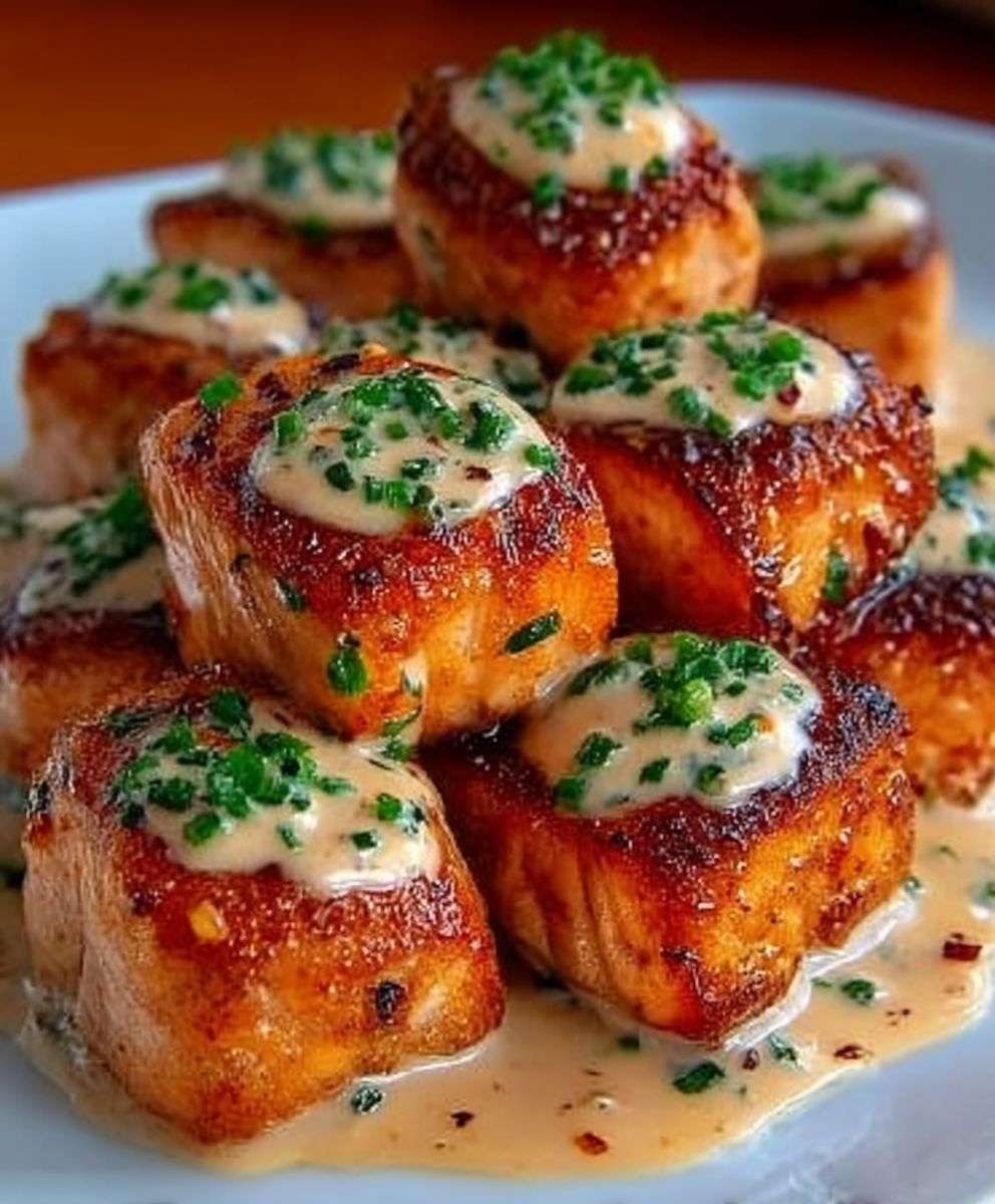 Knusprige Bang Bang Lachs-Häppchen image 2