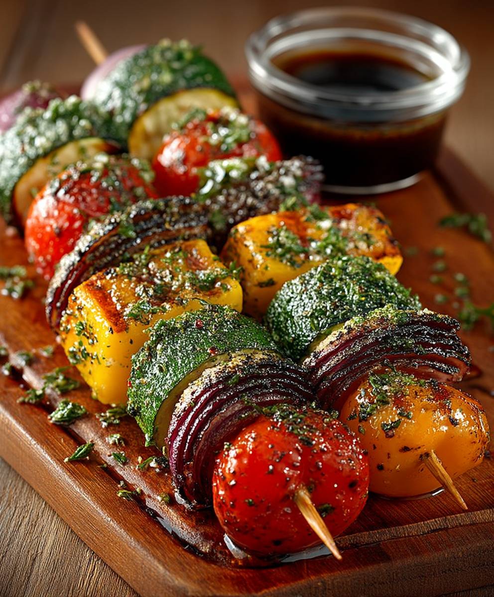 Rezept für gegrillte Gemüsespieße mit Kräutermarinade image 2