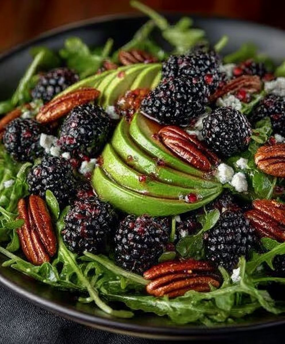 Blackberry, Avocado and Arugula Salad image 2