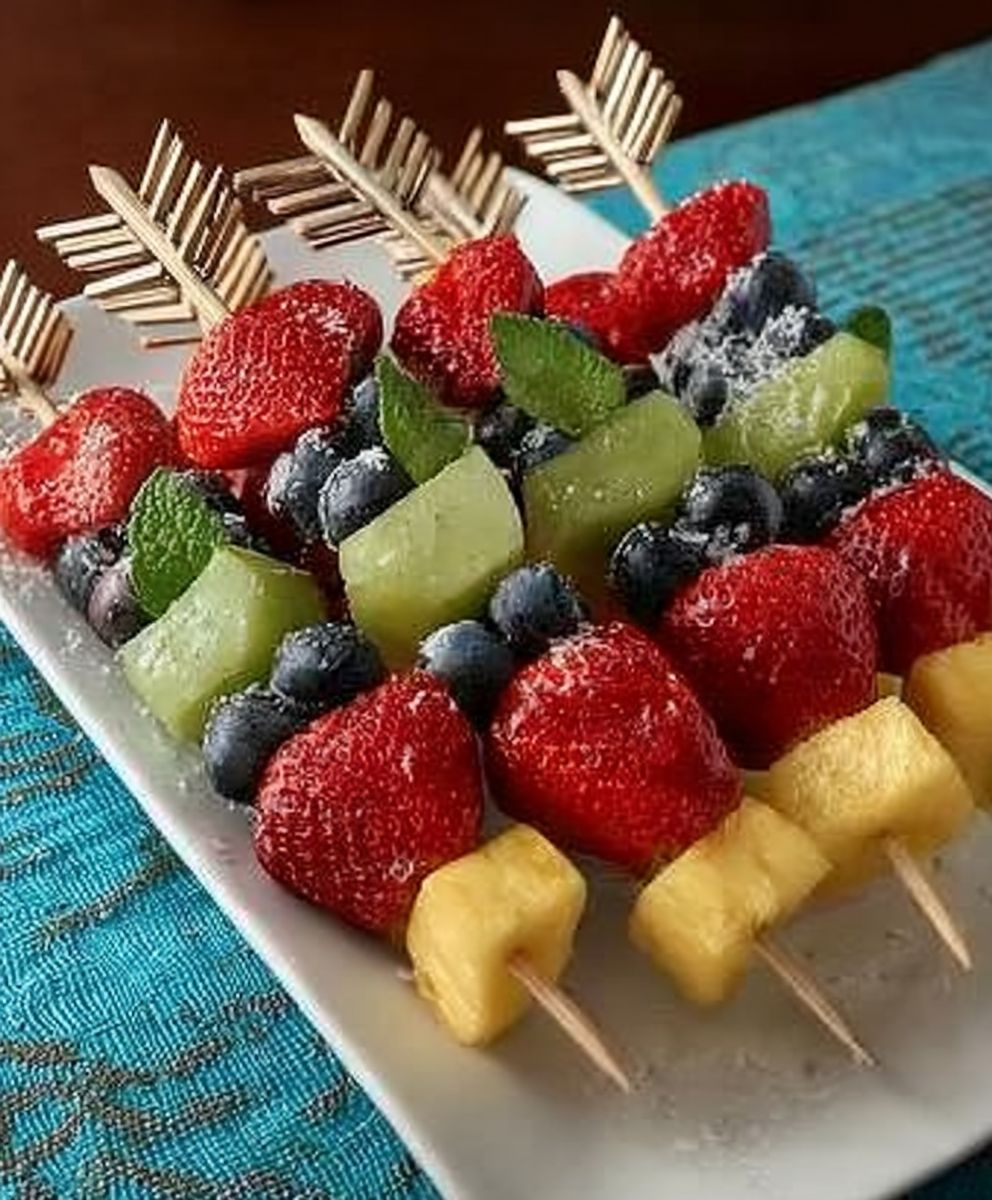 Cupid's Arrow Fruit Skewers for a Romantic Treat - The Kitchen Everything image 2