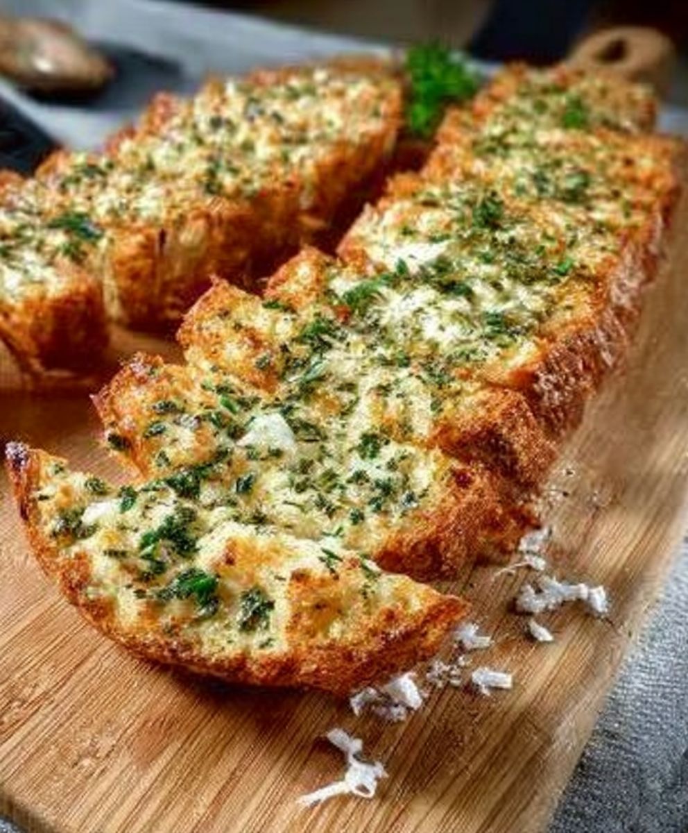 Ein herrlich duftendes Käse-Knoblauch-Brot ist der perfekte Begleiter zu jeder Gelegenheit image 2